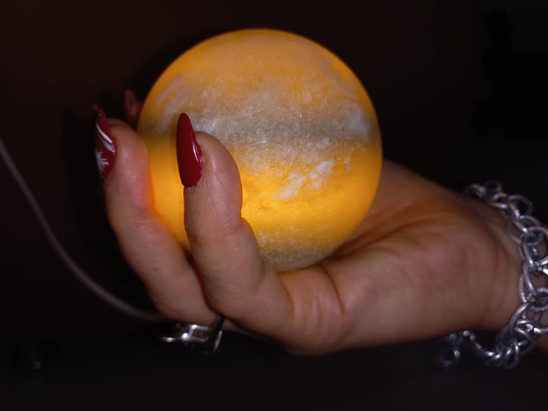 گوی ماساژ سنگ نمک قطر 8 فروش عمده