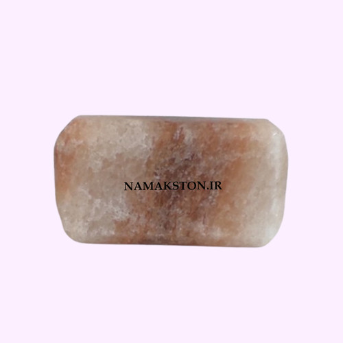 صابون ماساژ سنگ نمک مستطیلی بدون لیبل دار فروش عمده