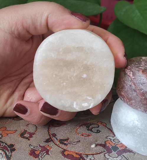 صابون ماساژ سنگ نمک دایره ای پک 30 عددی